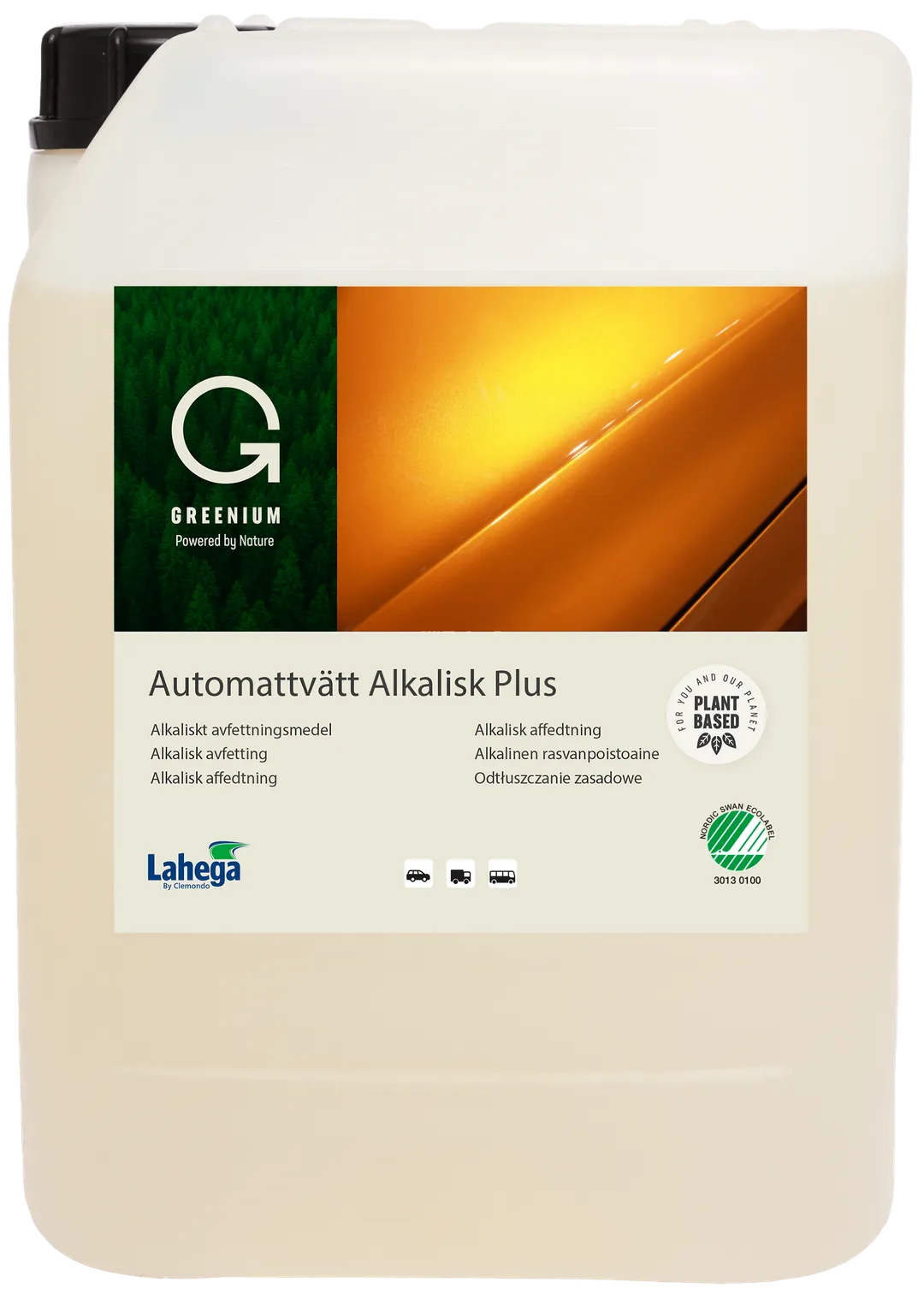 14930010 Lahega Greenium Automattvätt Alkalisk Plus 10L